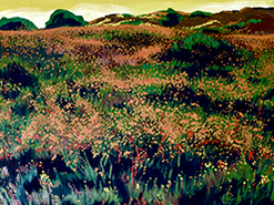 Roswita Busskamp painting Orange Blooms