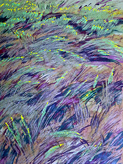 Roswita Busskamp painting Grass