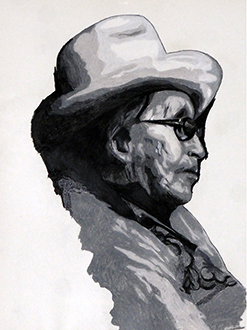 Roswita Busskamp painting Argentinian Woman