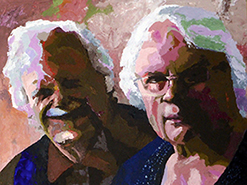 Roswita Busskamp painting Tony and Roswita