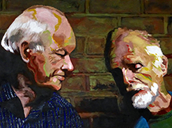 Roswita Busskamp painting Vic and Gerald