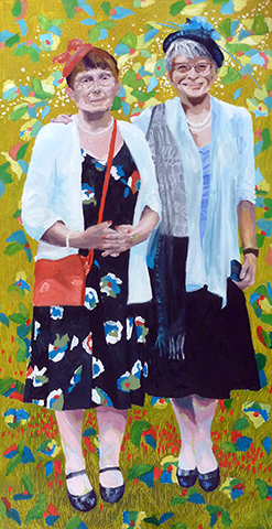 Roswita Busskamp painting Ready for the Queen